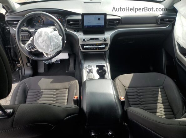 1FMSK8DH7LGC38484 2020 FORD FORD EXPLORER Gray Dashboard view