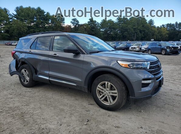 1FMSK8DH8NGA55050 2022 FORD FORD EXPLORER Gray Передня права чверть