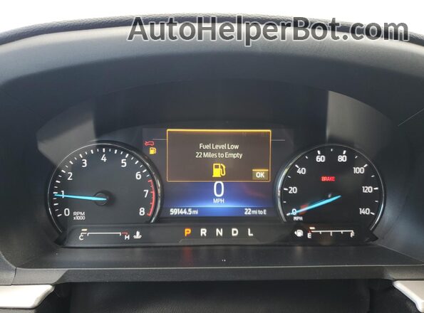 1FMSK8DH8NGA55050 2022 FORD FORD EXPLORER Gray Вид щитка приладів