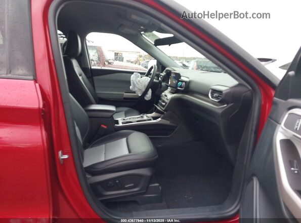 1FMSK8DH8RGA37346 2024 FORD FORD EXPLORER Red Vista interior delantera