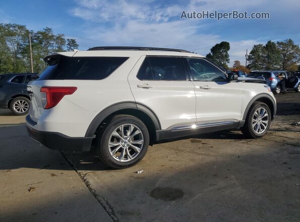 1FMSK8DH9LGC40687 2020 FORD FORD EXPLORER Белый Задняя правая четверть