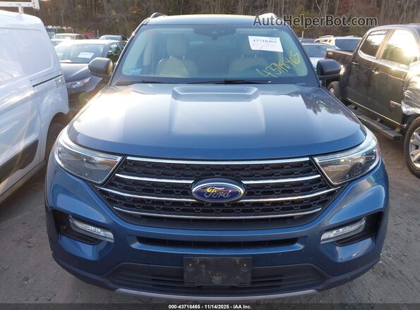 1FMSK8DHXLGA43009 2020 FORD FORD EXPLORER Blue Widok z przodu