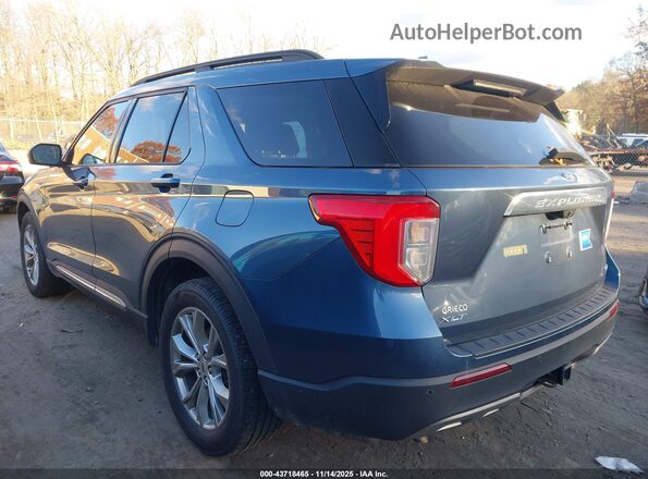 1FMSK8DHXLGA43009 2020 FORD FORD EXPLORER Blue Tył lewy