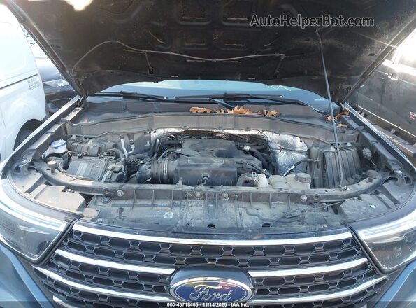 1FMSK8DHXLGA43009 2020 FORD FORD EXPLORER Blue Widok z tyłu