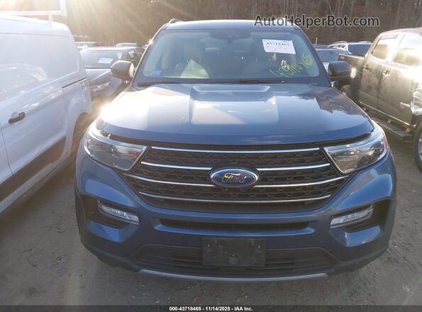 1FMSK8DHXLGA43009 2020 FORD FORD EXPLORER Blue Widok zestawu wskaźników