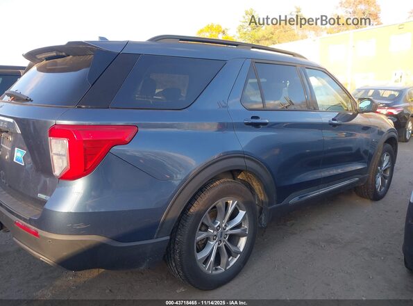 1FMSK8DHXLGA43009 2020 FORD FORD EXPLORER Blue Widok wnętrza z tyłu