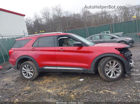 1FMSK8FH2RGA01522 2024 FORD FORD EXPLORER Red სალონის 360-გრადუსიანი ხედი