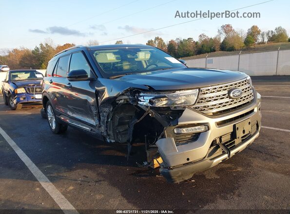 1FMSK8FH2RGA58853 2024 FORD FORD EXPLORER Gray Vista frontal