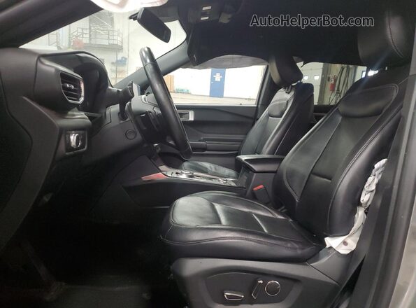 1FMSK8FH7LGA31123 2020 FORD FORD EXPLORER Gray წინა სალონის ხედი