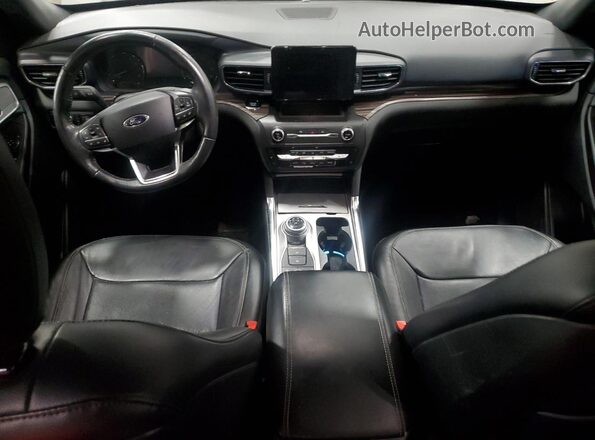 1FMSK8FH7LGA31123 2020 FORD FORD EXPLORER Gray წინა პანელის ხედი
