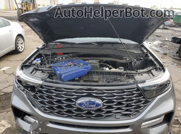 1FMSK8KH9RGA84291 2024 FORD FORD EXPLORER Gray Vista interior trasera