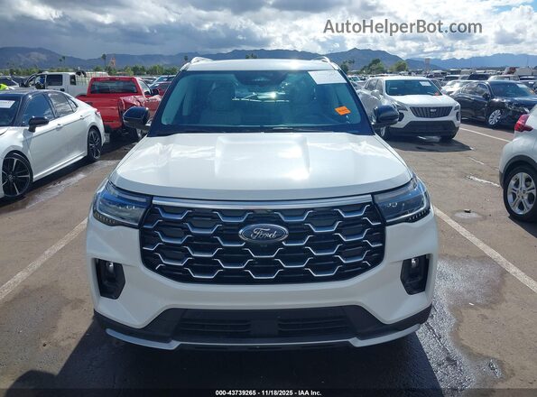1FMUK8HH7SGA37654 2025 FORD FORD EXPLORER Белый Вид щитка приборов
