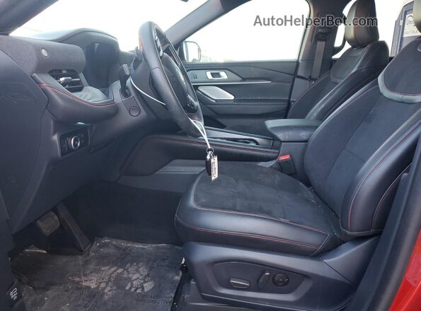 1FMWK8GC0SGA20046 2025 FORD FORD EXPLORER Red Widok wnętrza z przodu