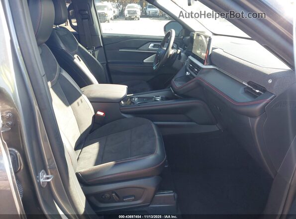 1FMWK8GC2SGA33218 2025 FORD FORD EXPLORER Gray Vista interior delantera