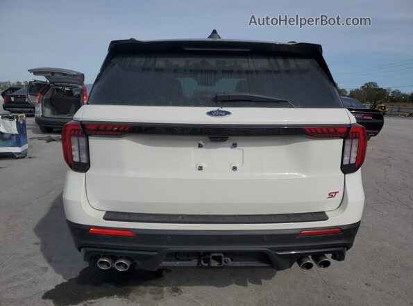 1FMWK8GC9SGA02306 2025 FORD FORD EXPLORER White Rear view