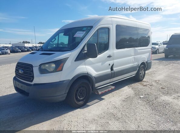 1FMZK1CM9GKA27097 2016 FORD TRANSIT-150 White წინა მარცხენა ხედი სამი მეოთხედიდან