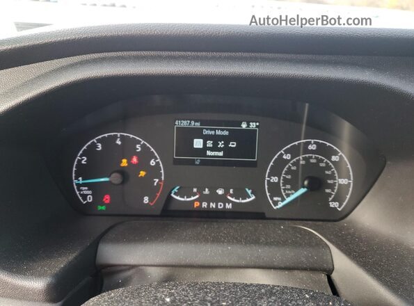 1FMZK1Y84NKA28649 2022 FORD TRANSIT Yellow Вид щитка приладів