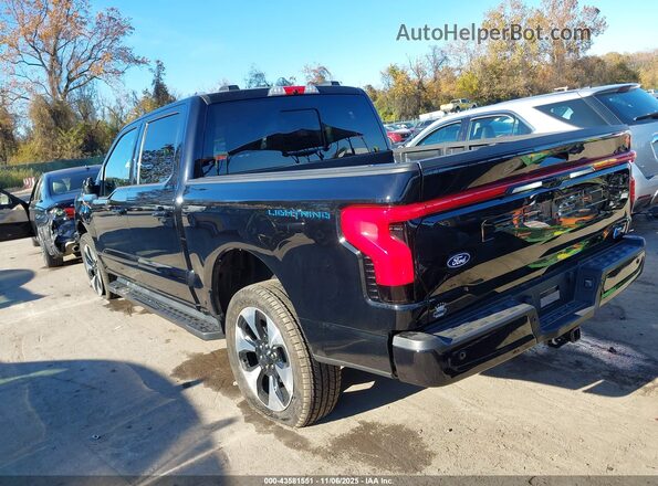 1FT6W7L73SWG11800 2025 FORD F-150 LIGHTNING Black Tył lewy