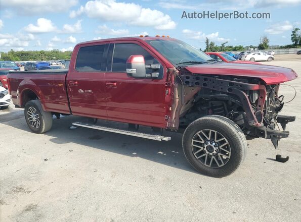 1FT7W2B60HEF04654 2017 FORD F250 Red Przód prawy