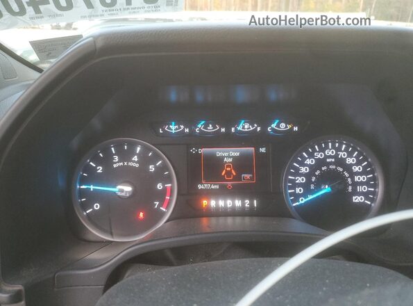 1FT7W2B61LED26083 2020 FORD F250 Белый Вид щитка приборов