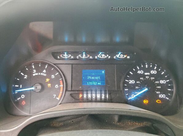 1FT7W2B62LED02021 2020 FORD F250 White Вид щитка приладів