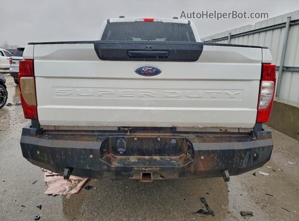1FT7W2B62LED02021 2020 FORD F250 White Вид ззаду