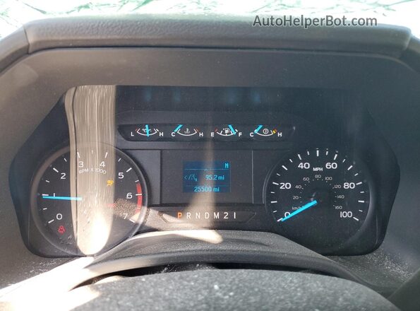 1FT7W2B64LEC19433 2020 FORD F250 Gray Вид щитка приладів