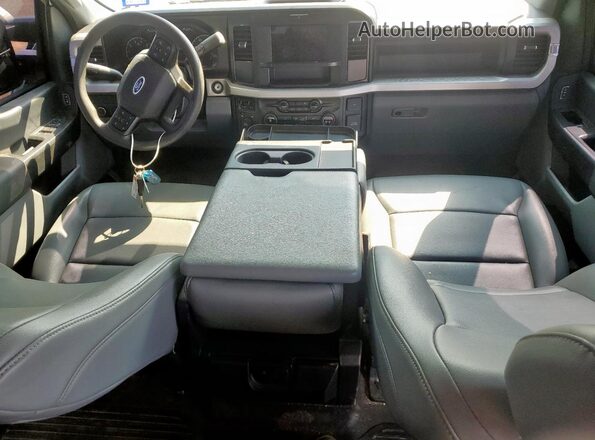 1FT7W2BA6SEC95979 2025 FORD F250 White Вид панелі приладів