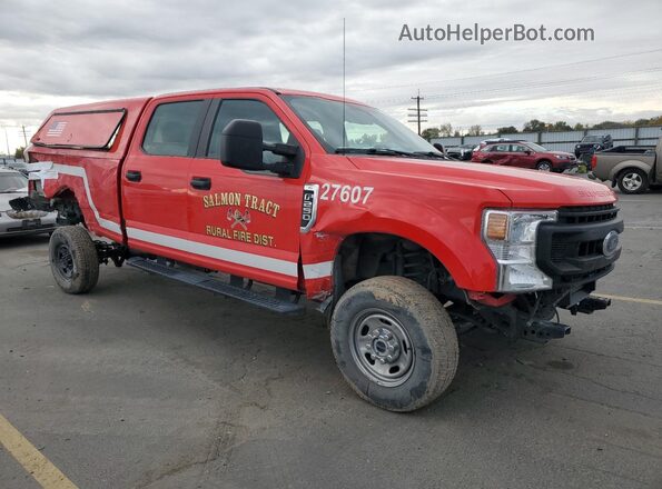 1FT7W2BN4MED01297 2021 FORD F250 Red წინა მარჯვენა