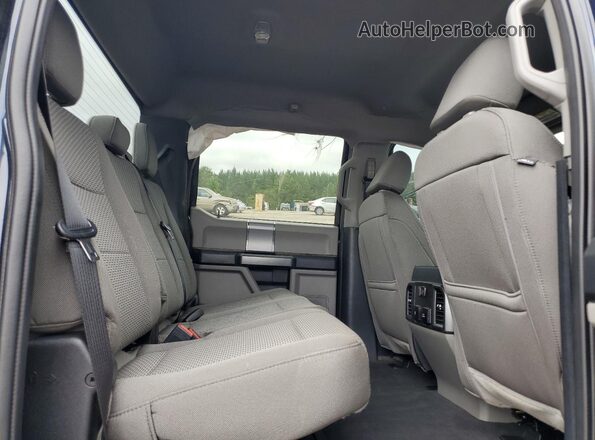 1FT7W2BN4NEE13342 2022 FORD F250 Blue Rear seats view