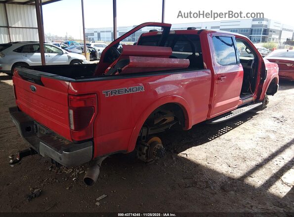 1FT7W2BN8MEC59653 2021 FORD F-250 Red 