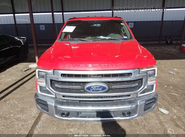 1FT7W2BN8MEC59653 2021 FORD F-250 Red 