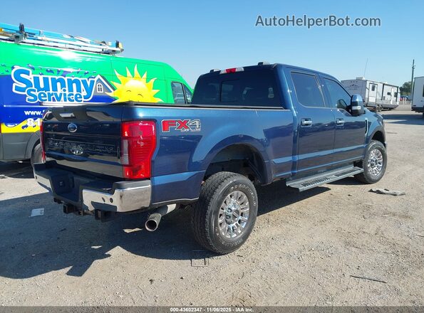 1FT7W2BN9LED47321 2020 FORD F-250 Blue Задня права чверть