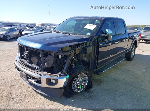 1FT7W2BN9LED47321 2020 FORD F-250 Blue Передня ліва чверть