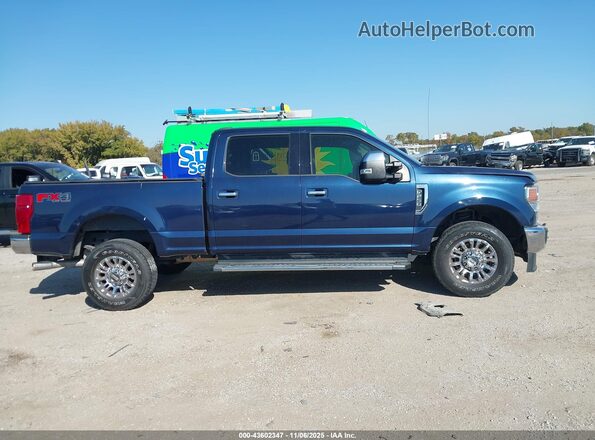 1FT7W2BN9LED47321 2020 FORD F-250 Blue Вид задньої частини салону