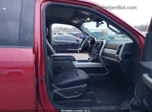 1FT7W2BNXLEE06649 2020 FORD F-250 Red Front interior view