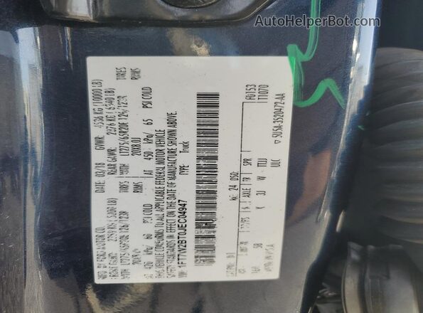 1FT7W2BT0JEC04947 2018 FORD F250 Blue 