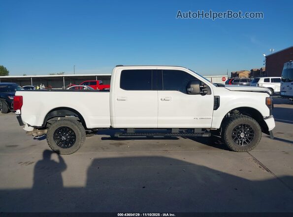 1FT7W2BT0LED83753 2020 FORD F-250 White Rear interior view
