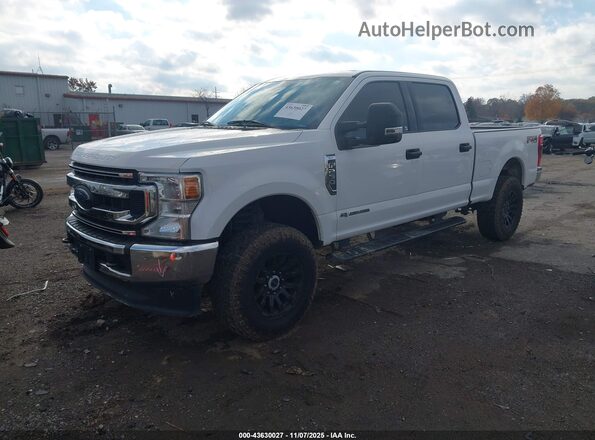 1FT7W2BT1LEE33740 2020 FORD F-250 White წინა მარცხენა ხედი სამი მეოთხედიდან