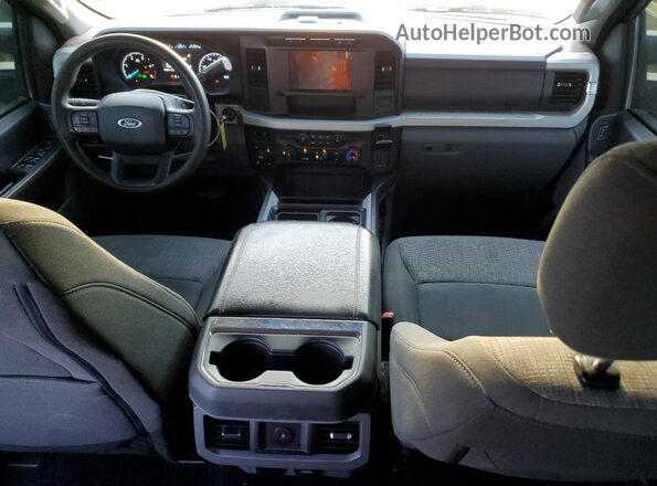 1FT7W2BT2PEC56511 2023 FORD F250 Red Dashboard view