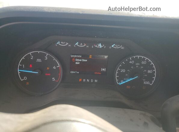 1FT7W2BT2REC29859 2024 FORD F250 White Вид щитка приладів