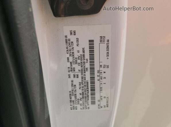 1FT7W2BT4JEB95881 2018 FORD F250 White Вид підкапотного простору