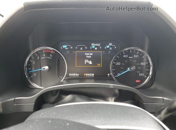 1FT7W2BT5LED35245 2020 FORD F250 Белый Вид щитка приборов
