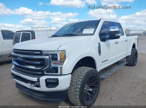 1FT7W2BT6MEC52912 2021 FORD F-250 Белый Передняя левая четверть