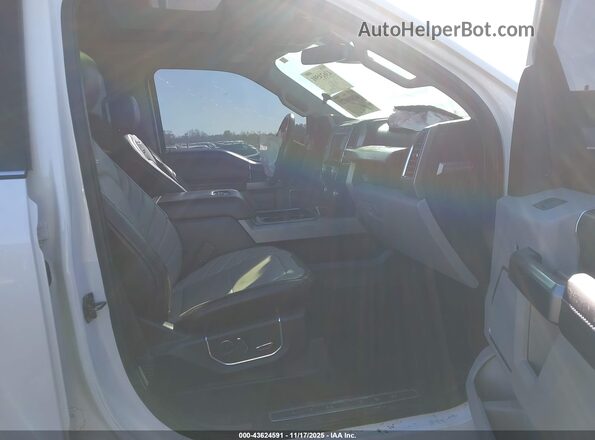 1FT7W2BT7JEC16819 2018 FORD F-250 White Вид салону спереду