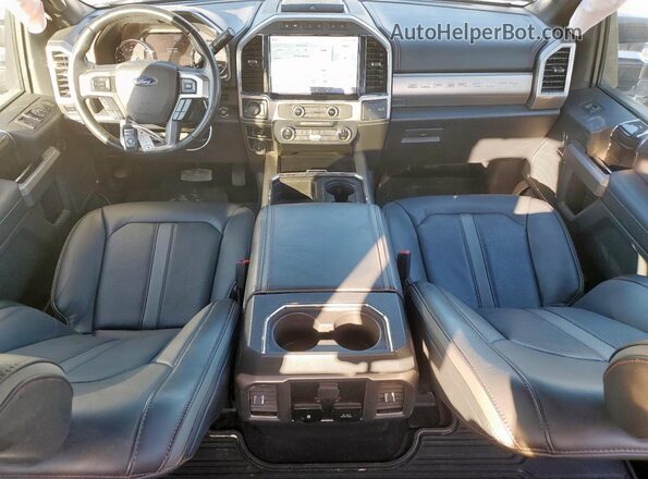 1FT7W2BTXNEG02219 2022 FORD F250 Black Widok deski rozdzielczej