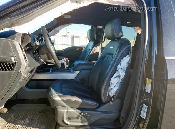 1FT7W2BTXNEG02219 2022 FORD F250 Black Widok wnętrza z przodu