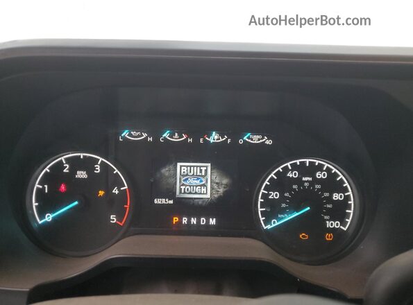 1FT7X2BT7PEC29169 2023 FORD F250 Gray Вид щитка приладів