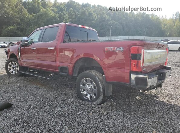 1FT8W2BM8SEC06217 2025 FORD F250 Red Հետևի ձախ