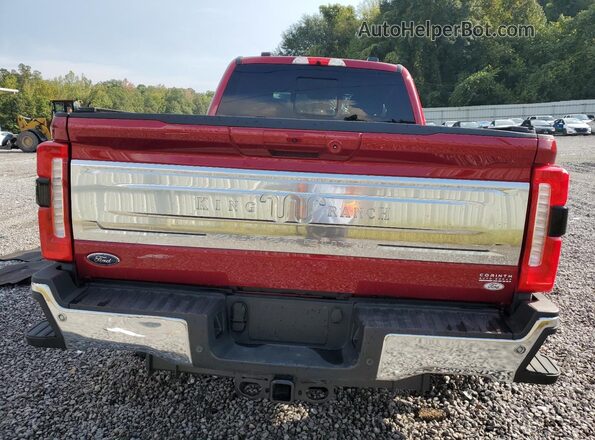 1FT8W2BM8SEC06217 2025 FORD F250 Red Հետևի տեսք